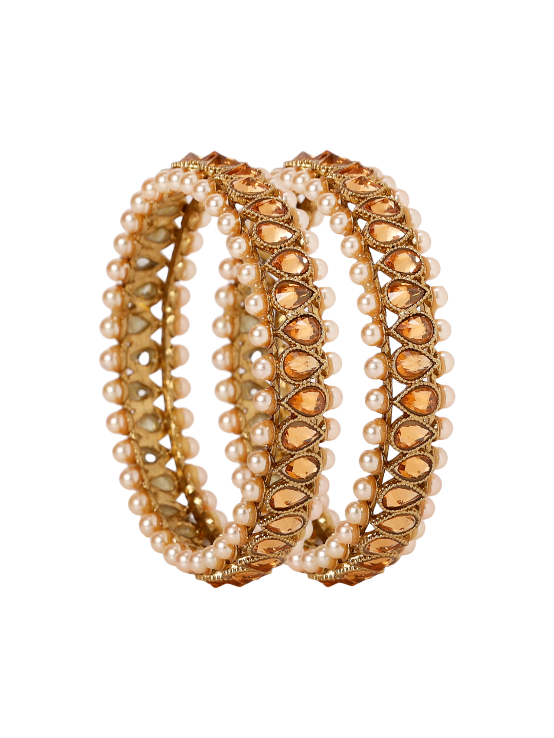 YouBella Jewellery Stylish Gold Plated Bangles for Girls and Women